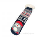 China Womens Knitted Warm Huggle Slipper Socks Manufactory